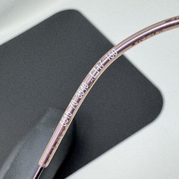 Silhouette Eyeglasses 5515 70 3540 Titan Purple Rimless Frame Austria 48[]19 140 - Picture 9 of 15